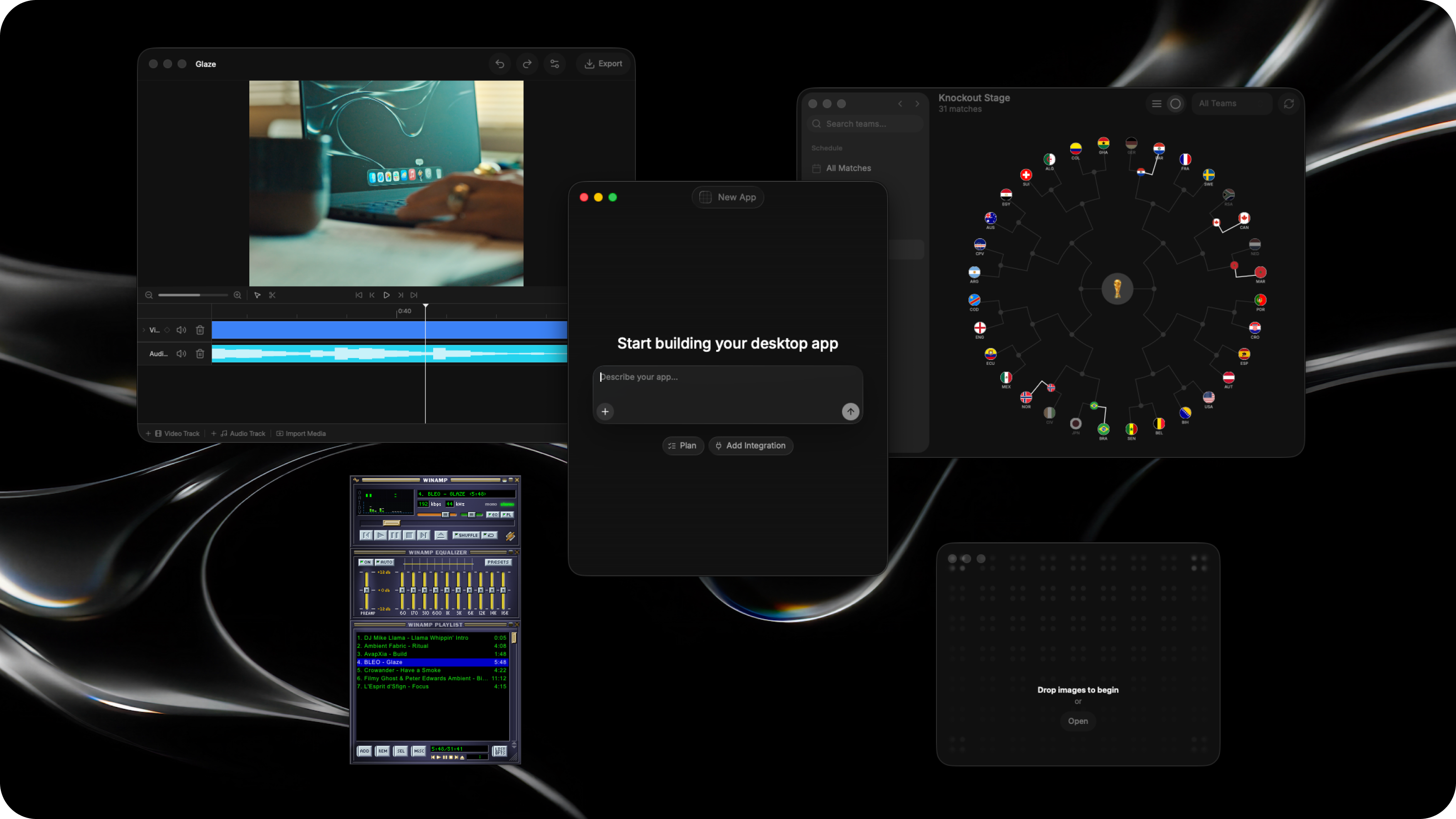 Desktop apps built with Glaze